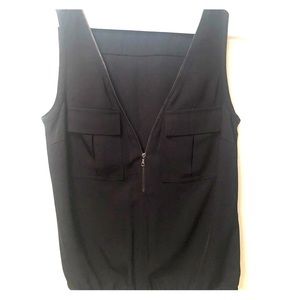 Trina Turk front zip top